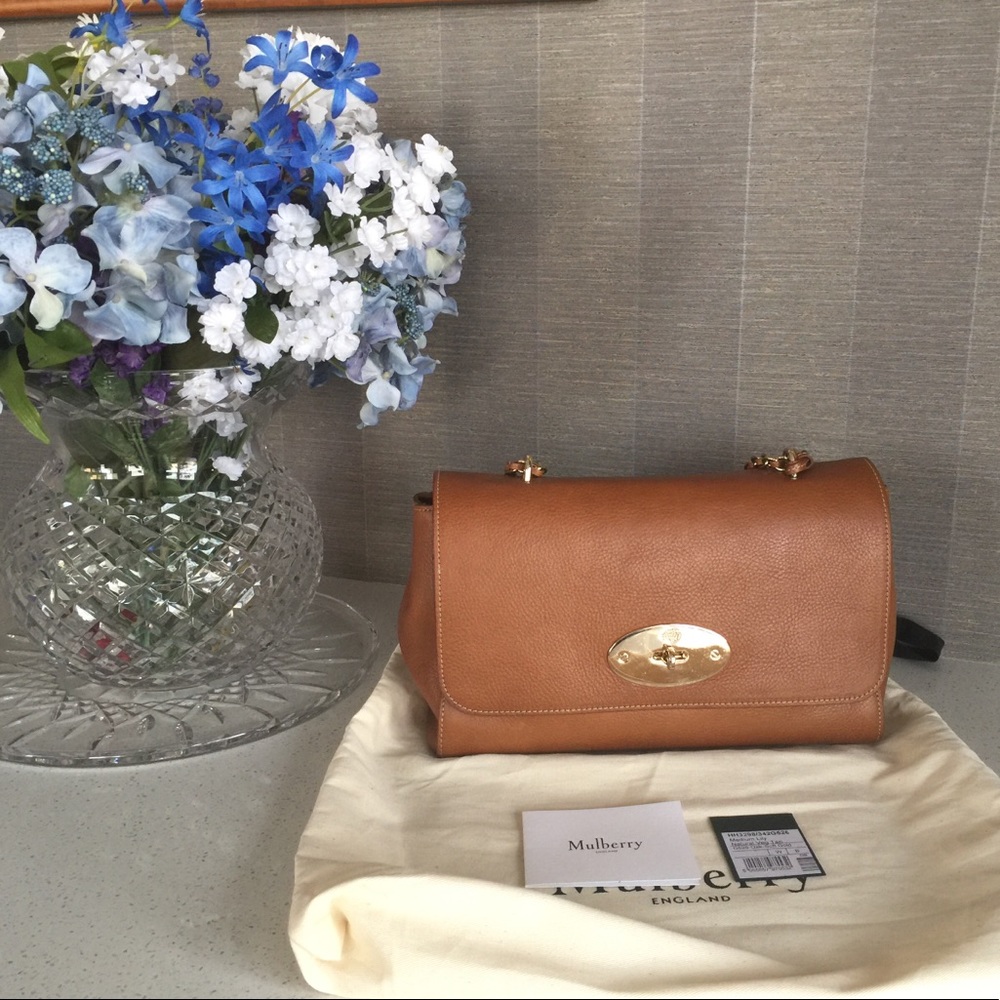 Mulberry Medium Lily in Oak NVT leather